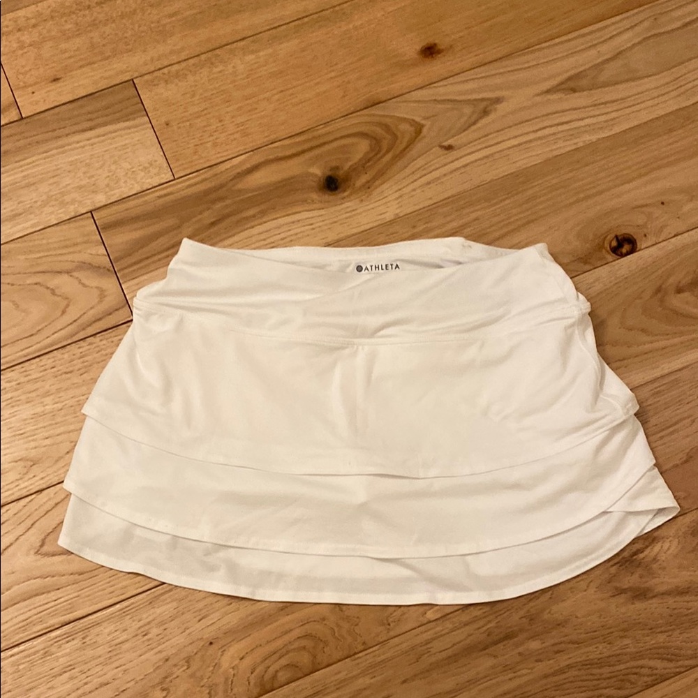 Athleta White Active Skort
